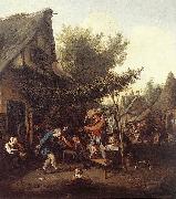 DUSART, Cornelis Village Feast dfg France oil painting reproduction